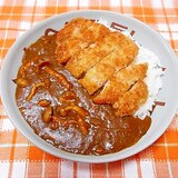 残ったポトフでしめじカツカレー